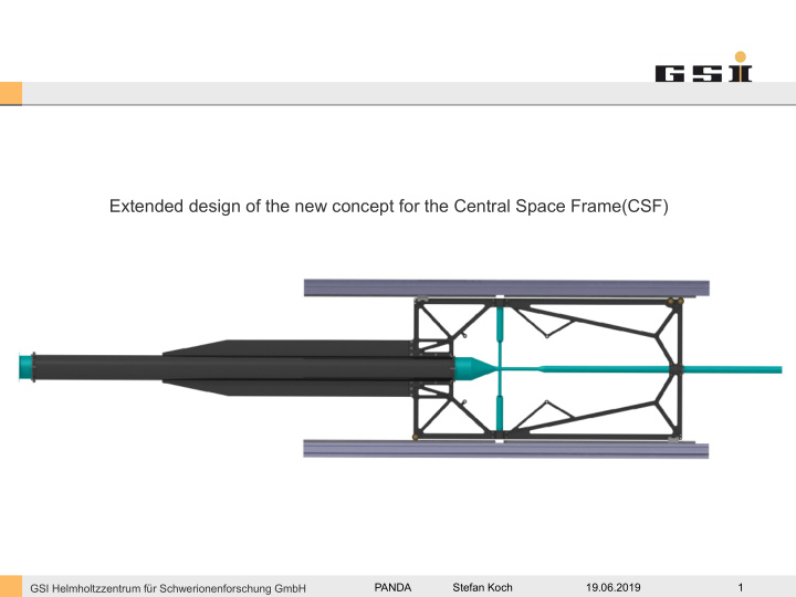 extended design of the new concept for the central space