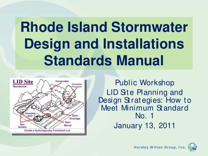 rhode island stormwater design and installations