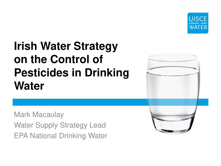 irish water strategy