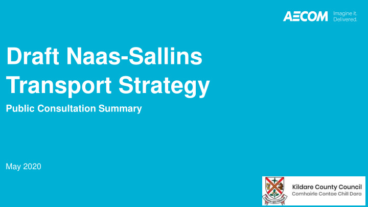 draft naas sallins transport strategy
