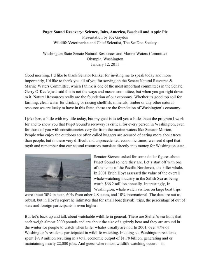 puget sound recovery science jobs america baseball and