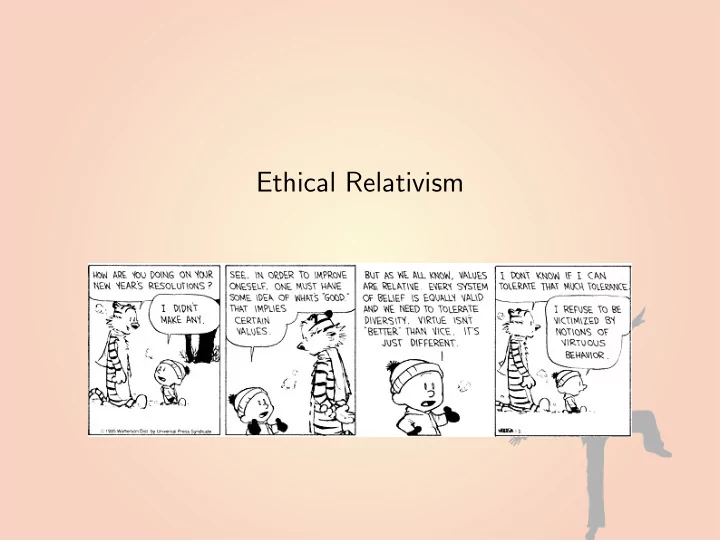 ethical relativism defining relativism