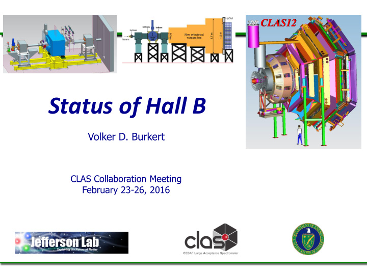 status of hall b
