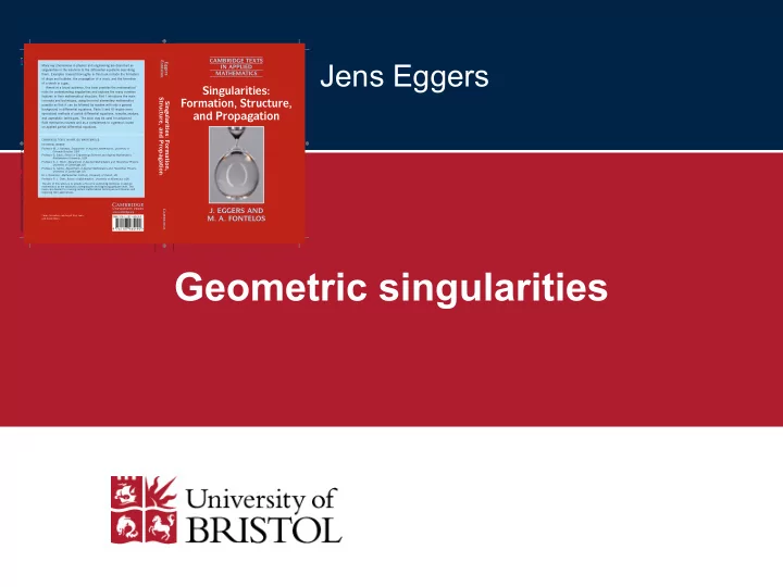 geometric singularities