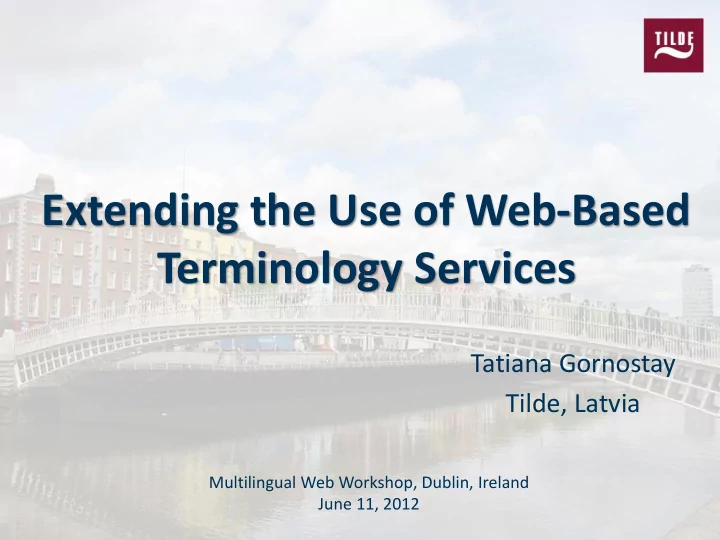 terminology services