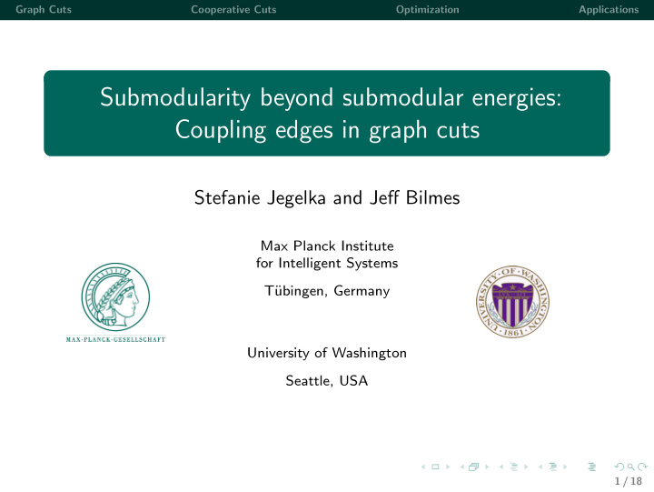 submodularity beyond submodular energies coupling edges