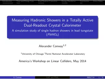 Measuring Hadronic Showers in a Totally Active  Dual-Readout Crystal Calorimeter  A simulation