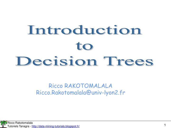 ricco rakotomalala