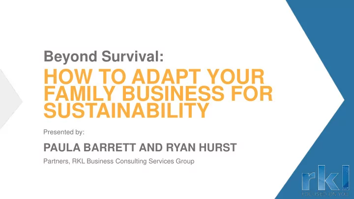 sustainability