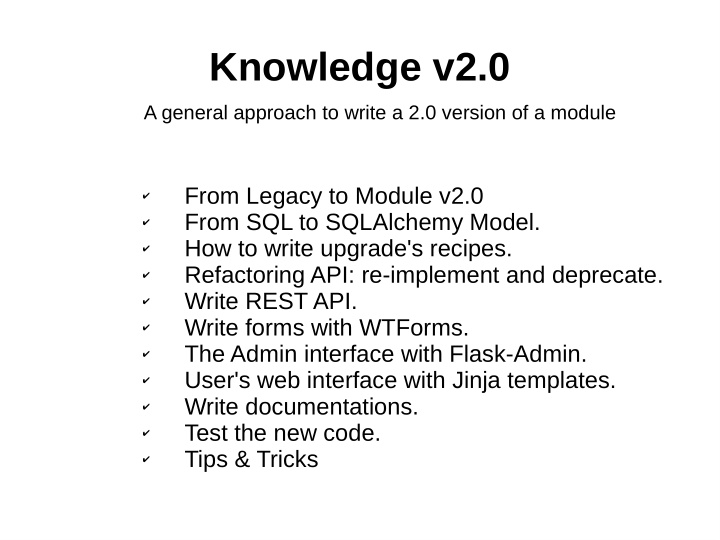 knowledge v2 0