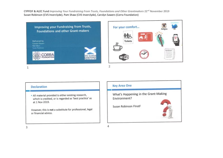 cypfeif alec fund improving your fundraising from trusts