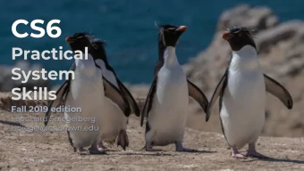 CS6  Practical  System  Skills  Fall 9 edition  Leonhard Spiegelerg