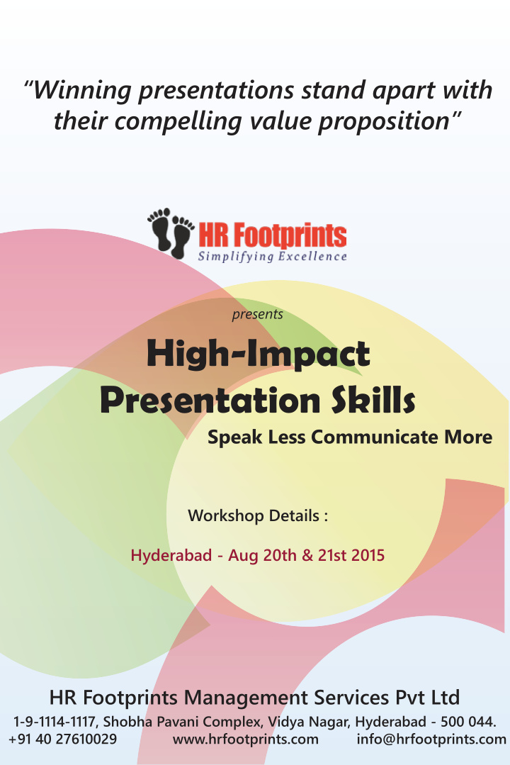 high impact presentation skills