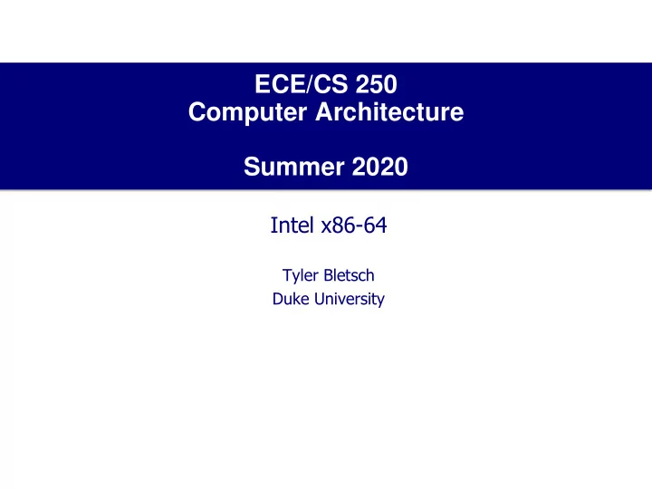 computer architecture