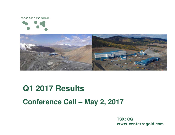 q1 2017 results
