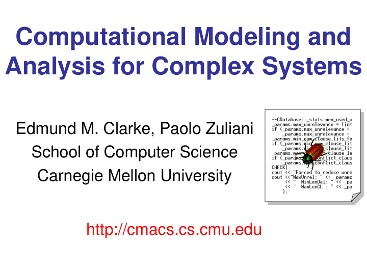 computational modeling and