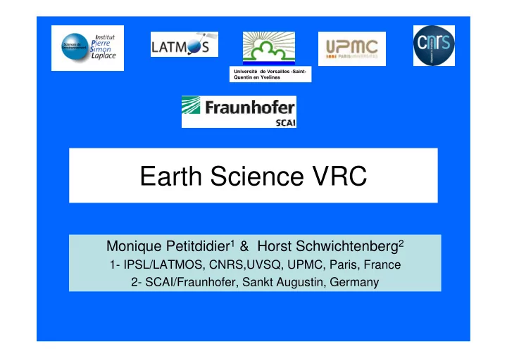 earth science vrc