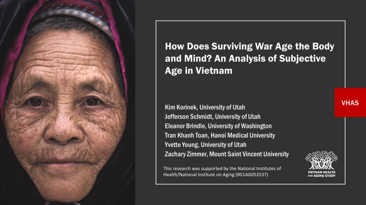 how does surviving war age the body and mind an analysis