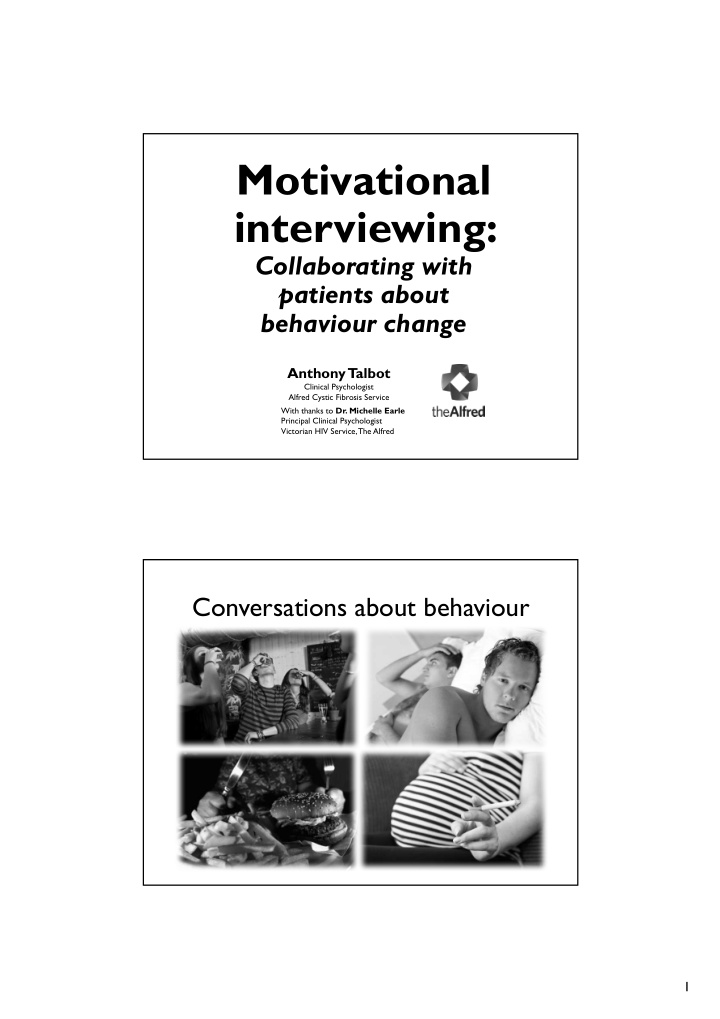 motivational interviewing