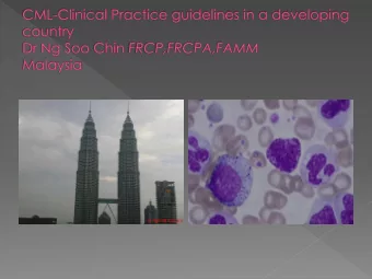 noted to have  cytogenetics  aconsistent  chromosomal  abnormality  Spectacular success  Era