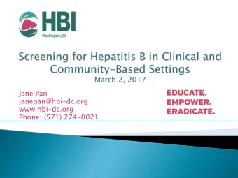 Jane Pan  janepan@hbi-dc.org  www.hbi-dc.org  Phone: (571) 274-0021 } Was developed and produced in