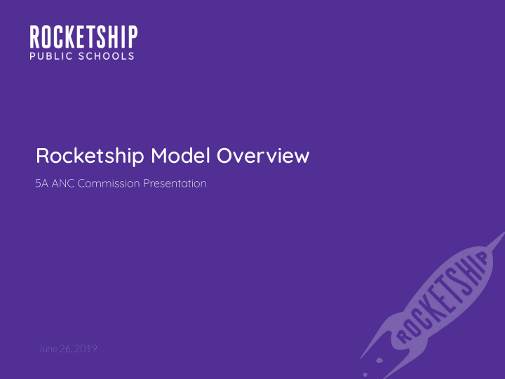 rocketship model overview