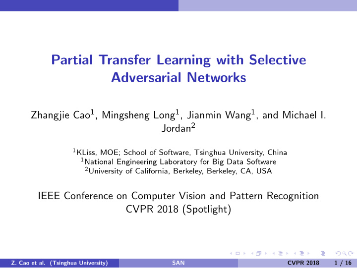 partial transfer learning with selective adversarial