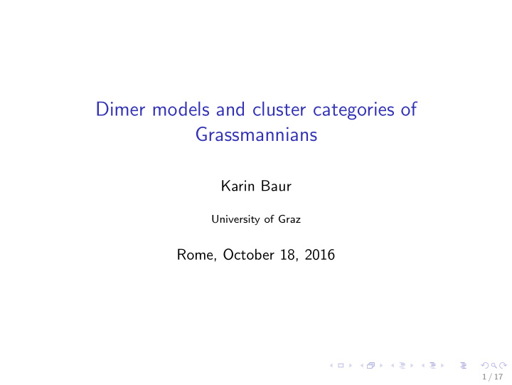 dimer models and cluster categories of grassmannians