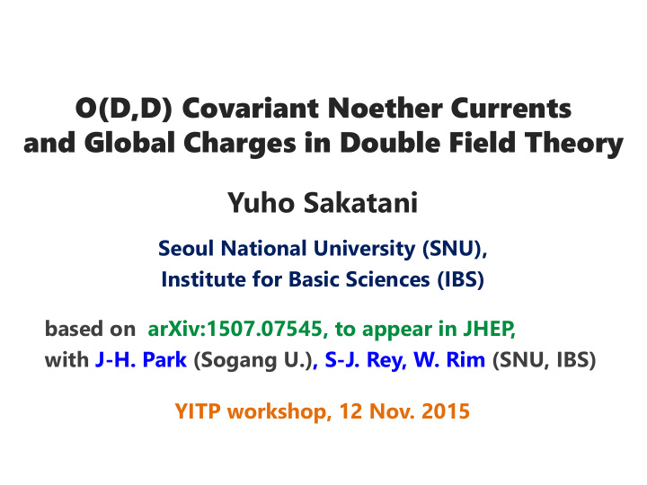 o d d covariant noether currents and global charges in