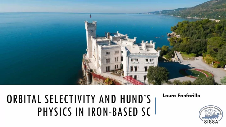 orbital selectivity and hund s
