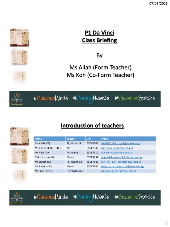 ms aliah form teacher