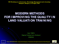 modern methods modern methods for i mprovi ng the quali