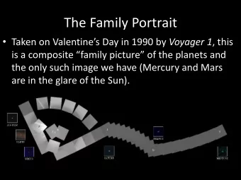 The Family Portrait  Taken on Valentines Day in 1990 by Voyager 1 , this  is a composite