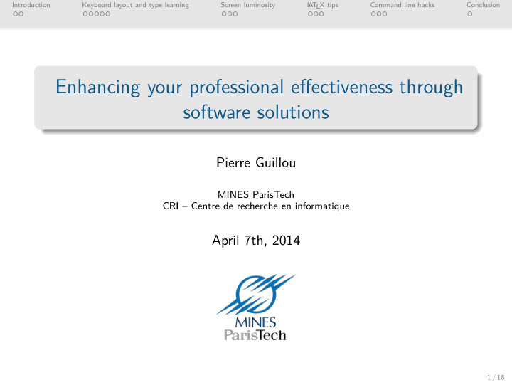 enhancing your professional effectiveness through