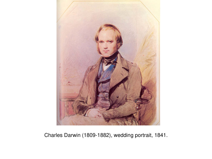 charles darwin 1809 1882 wedding portrait 1841 jean