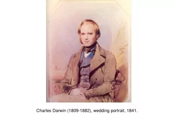 Charles Darwin (1809-1882), wedding portrait, 1841.  Jean-Baptiste de Lamarck (1744-1829)  Erasmus