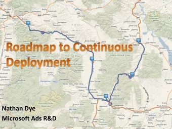 Nathan Dye  Microsoft Ads R&amp;D  1  It is not the strongest of the species that  survives, nor