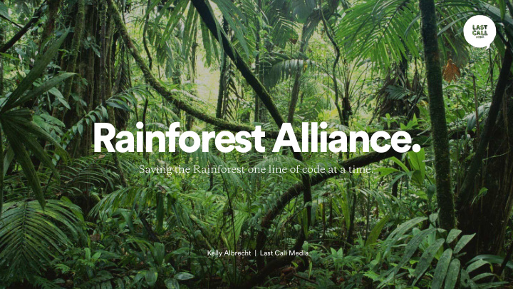 rainforest alliance