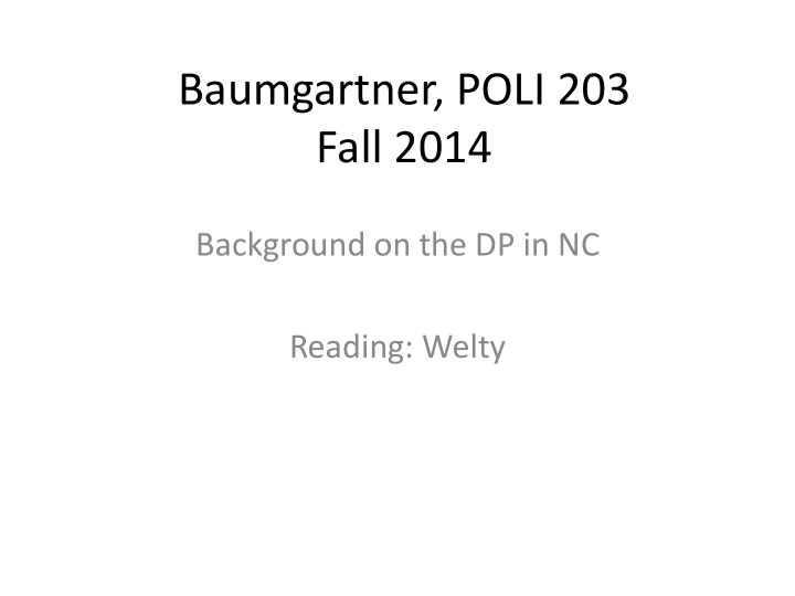 baumgartner poli 203