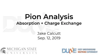Jake Calcutt  Sep. 12, 2019 Jake Calcutt 2 In addition to the total (elastic + inelastic) cross