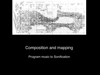 Composition and mapping  Program music to Sonification Jatyantara-Parinamah, for large ensemble
