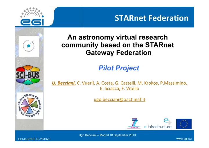 starnet federa on