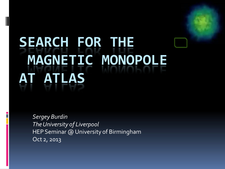 search for the magnetic monopole at atlas