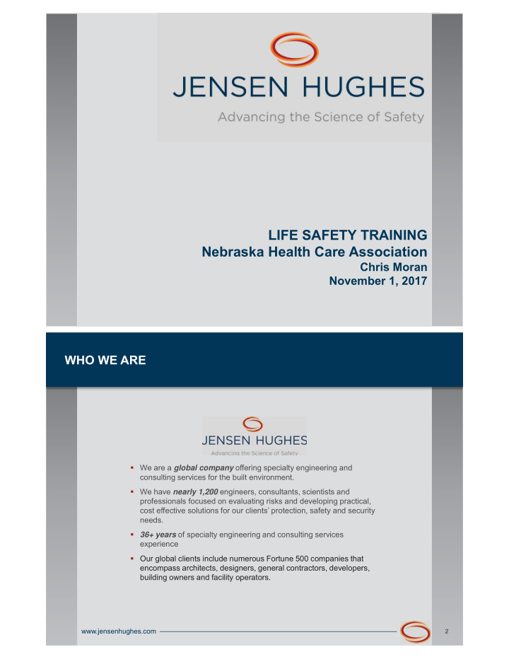 life safety training
