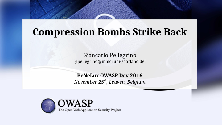 compression bombs strike back