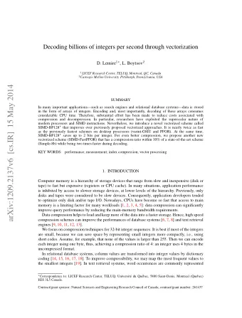 arXiv:1209.2137v6  [cs.IR]  15 May 2014  SUMMARY  In many important applicationssuch as search