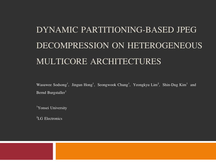 decompression on heterogeneous