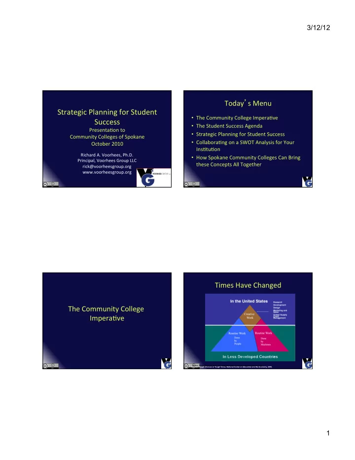strategic planning for student