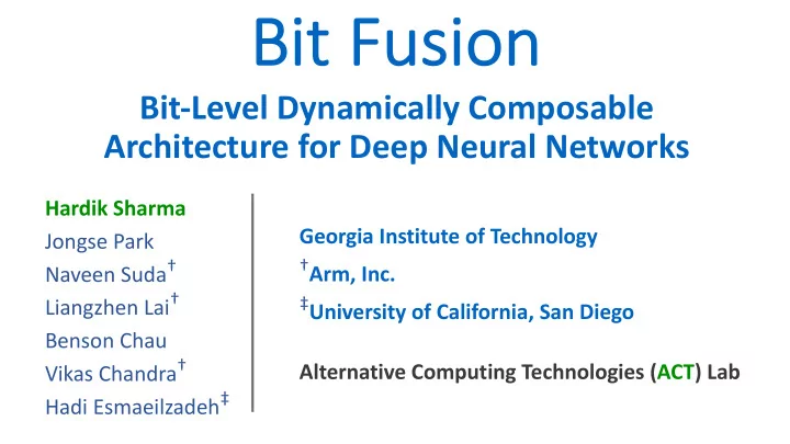 bit fu bi fusion on