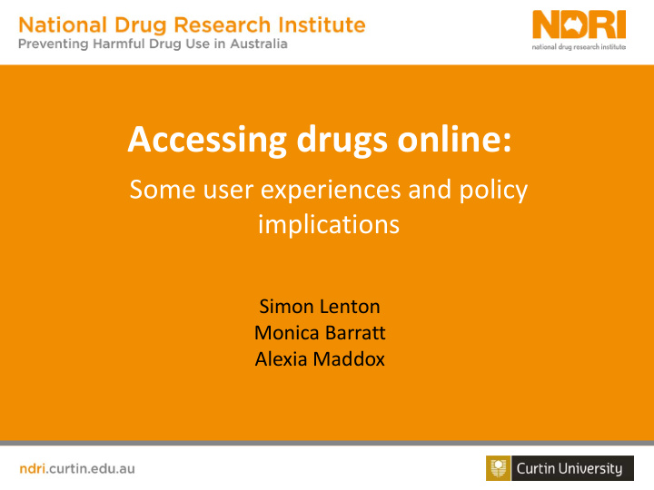 accessing drugs online